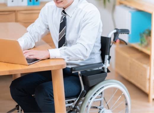 障がい者を持っている方への配慮