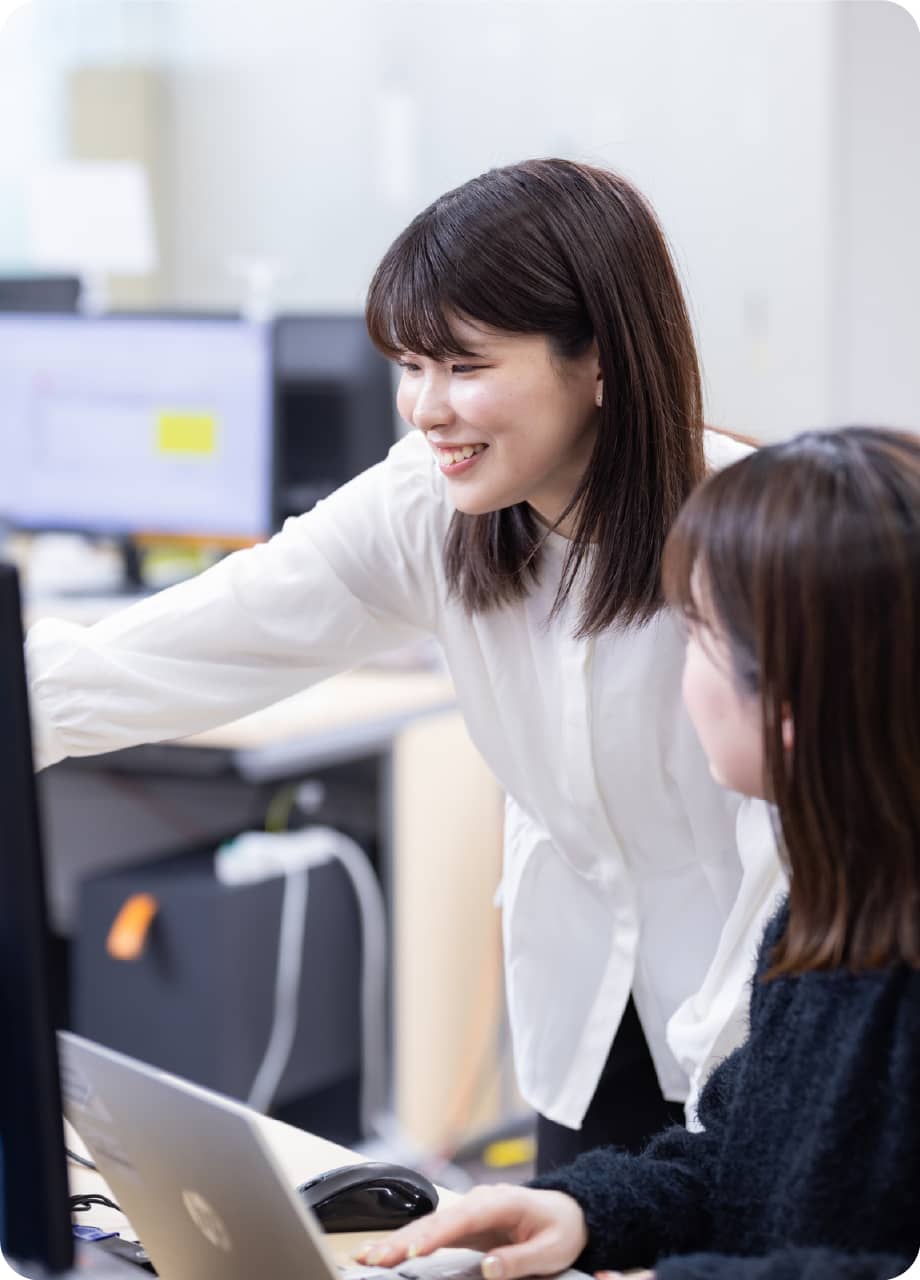 風通しが良く、相談や提案のしやすい環境